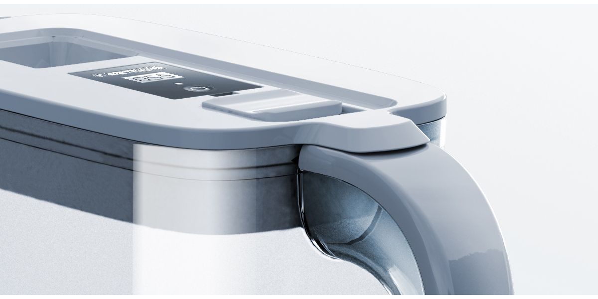 industrial design，product design，packing design，Water purifying kettle，