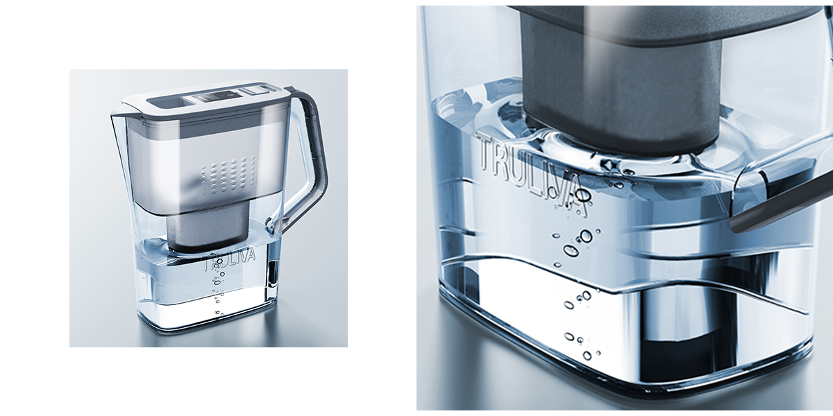 industrial design，product design，packing design，Water purifying kettle，