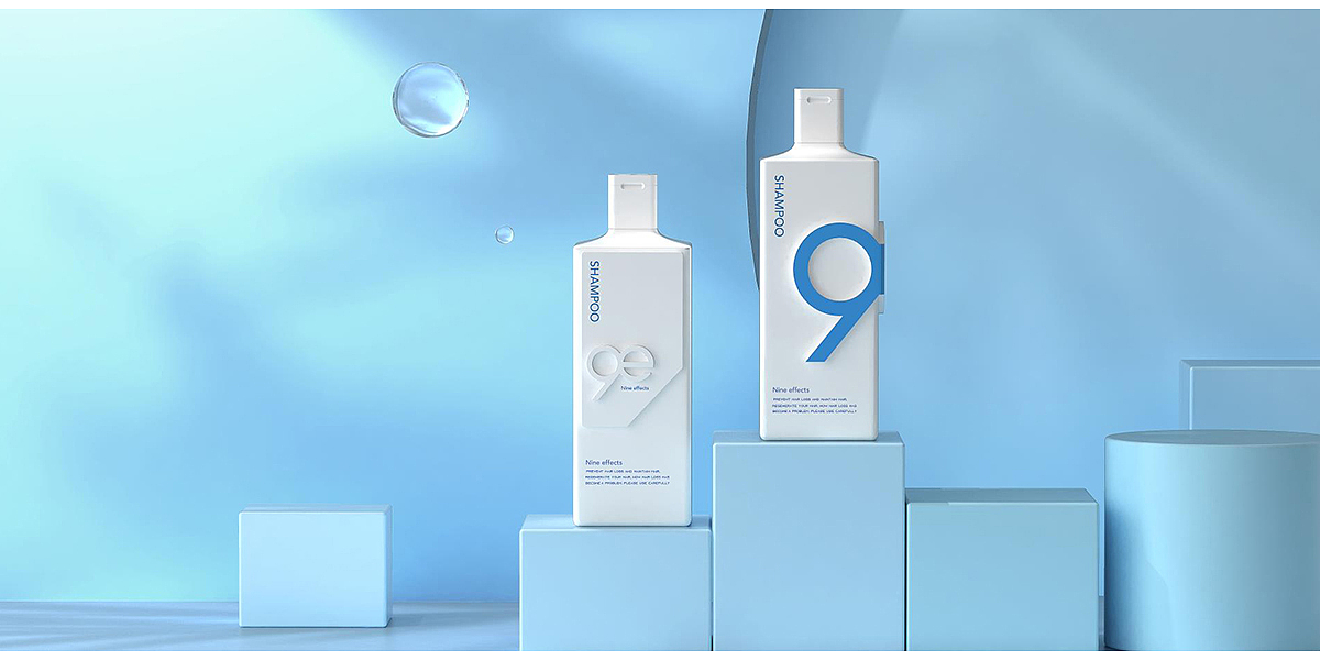 packing design，shampoo，
