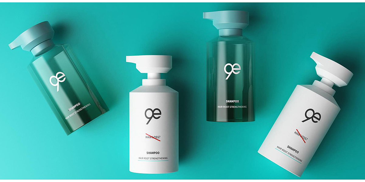 packing design，shampoo，