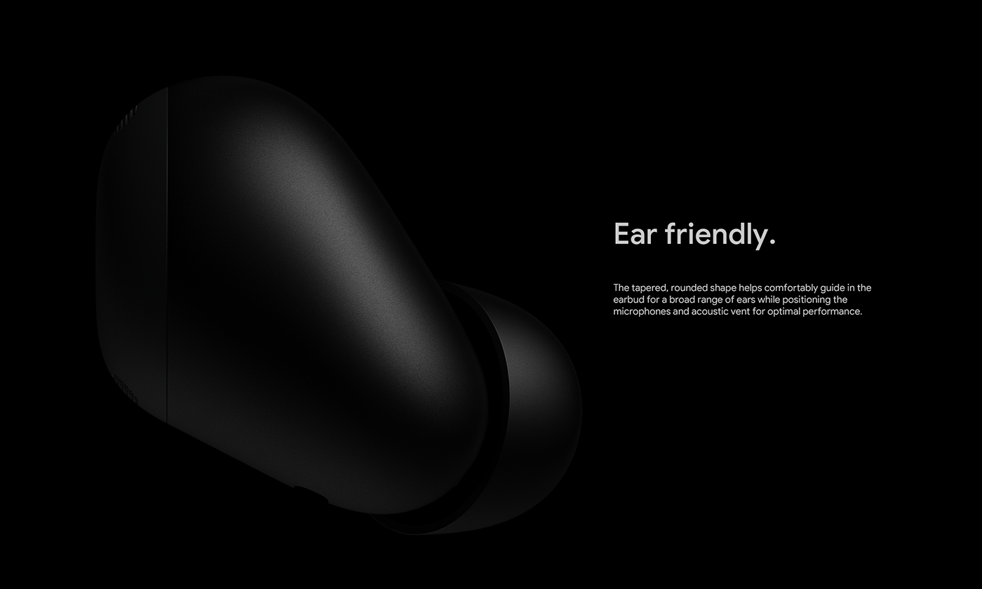 Bluetooth headset，Google，product design，Exquisite design，Pixelbuds Pro，