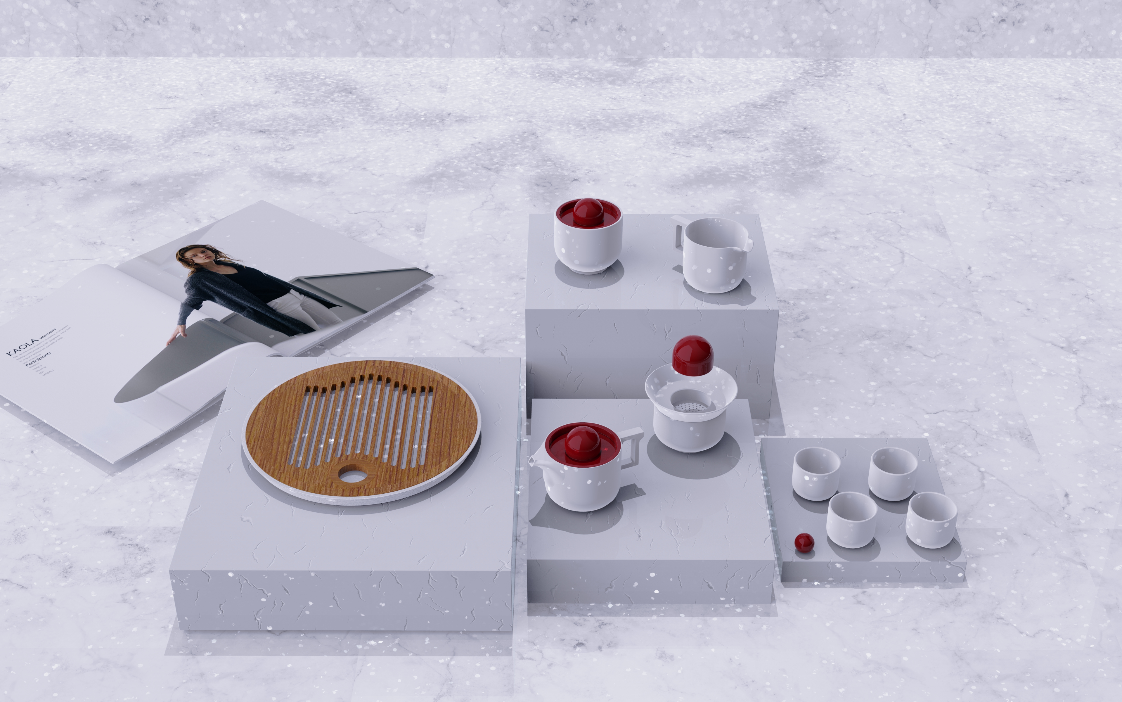 The red sun rises at the beginning, the road is bright, and the river flows out of the ocean.，