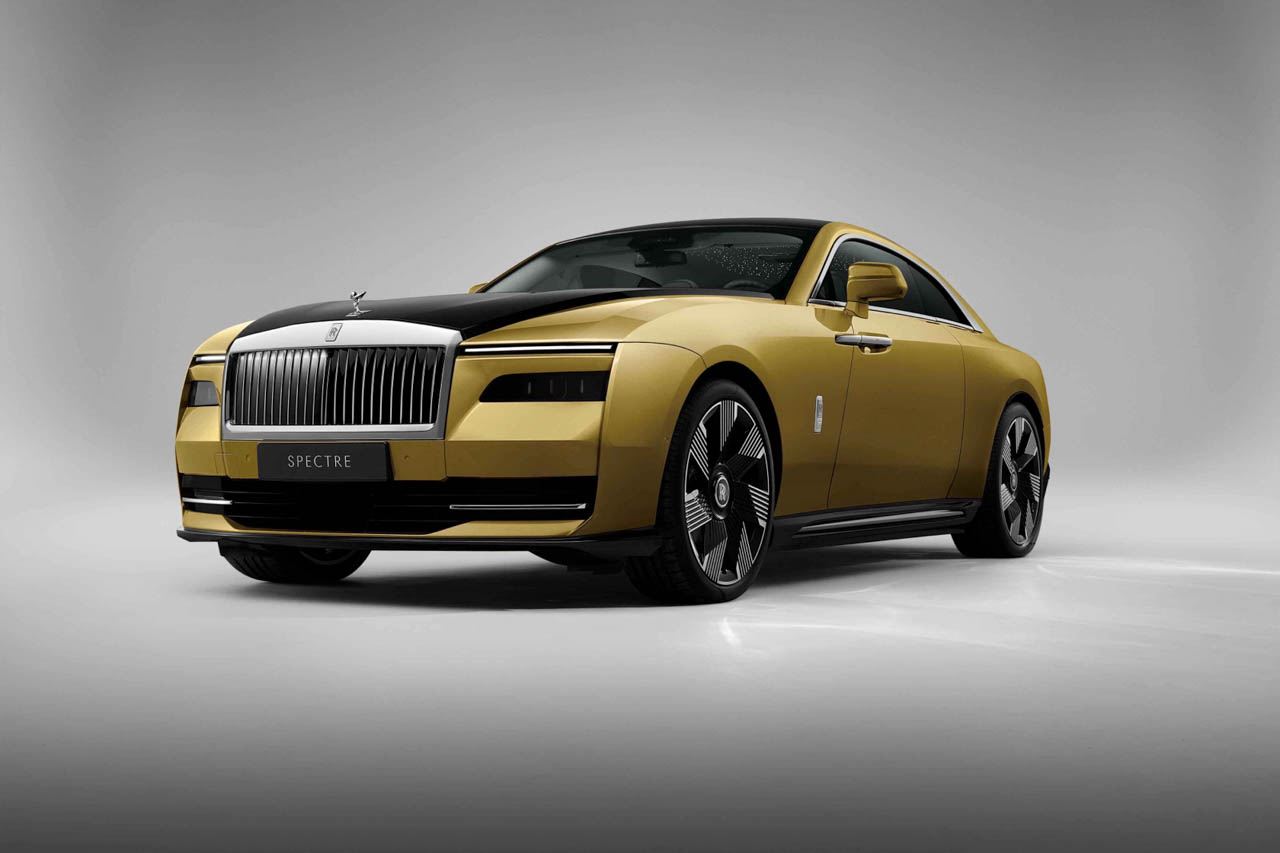 electric vehicle，Rolls-Royce，industrial design，Spectre EV，