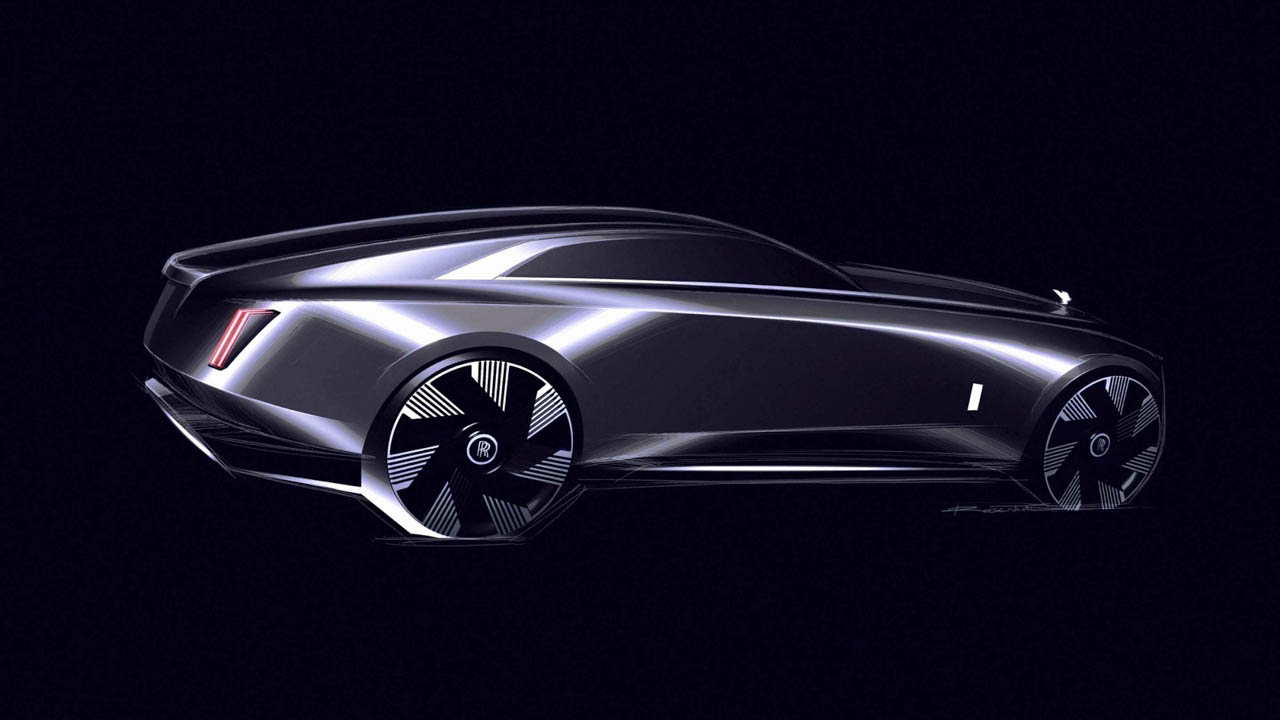 electric vehicle，Rolls-Royce，industrial design，Spectre EV，