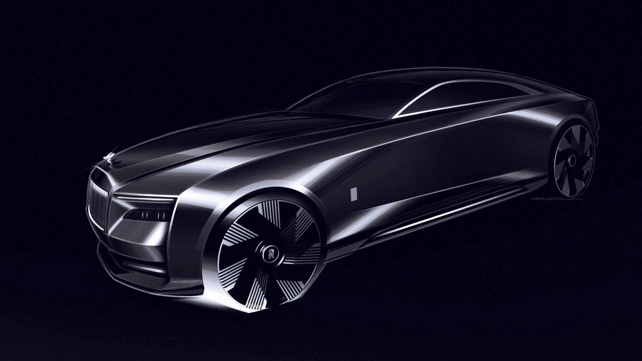 electric vehicle，Rolls-Royce，industrial design，Spectre EV，