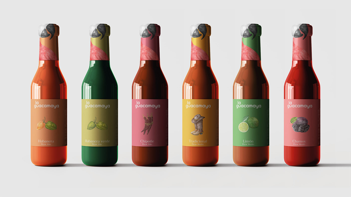 graphic design ，packing design，brand，La Guacamaya，