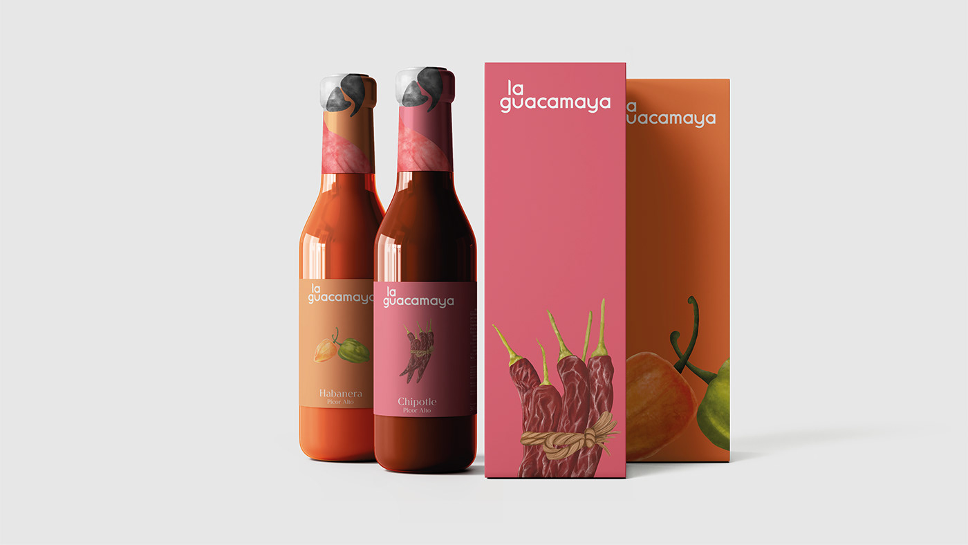 graphic design ，packing design，brand，La Guacamaya，