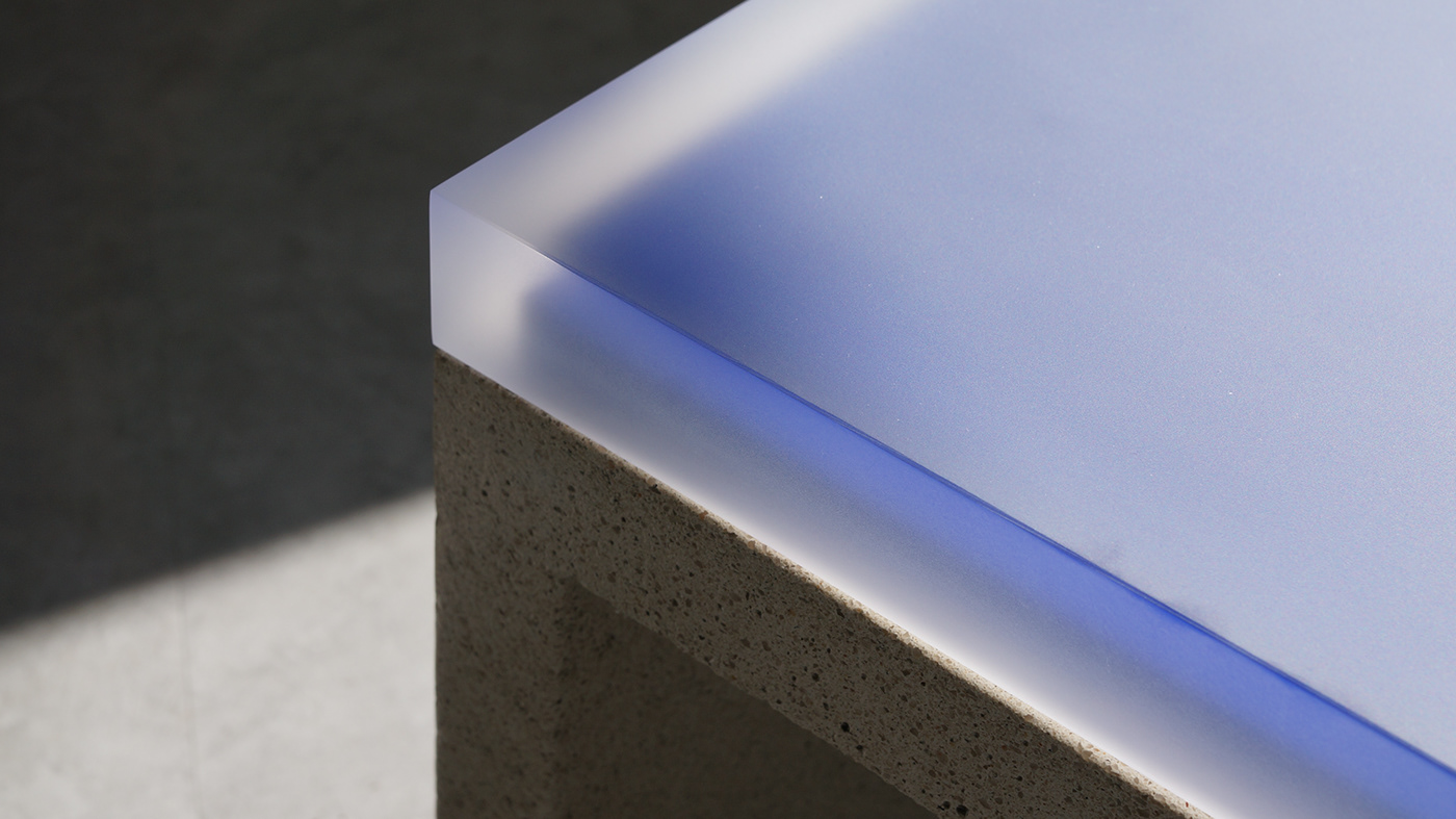 furniture，product design，stool，concrete，