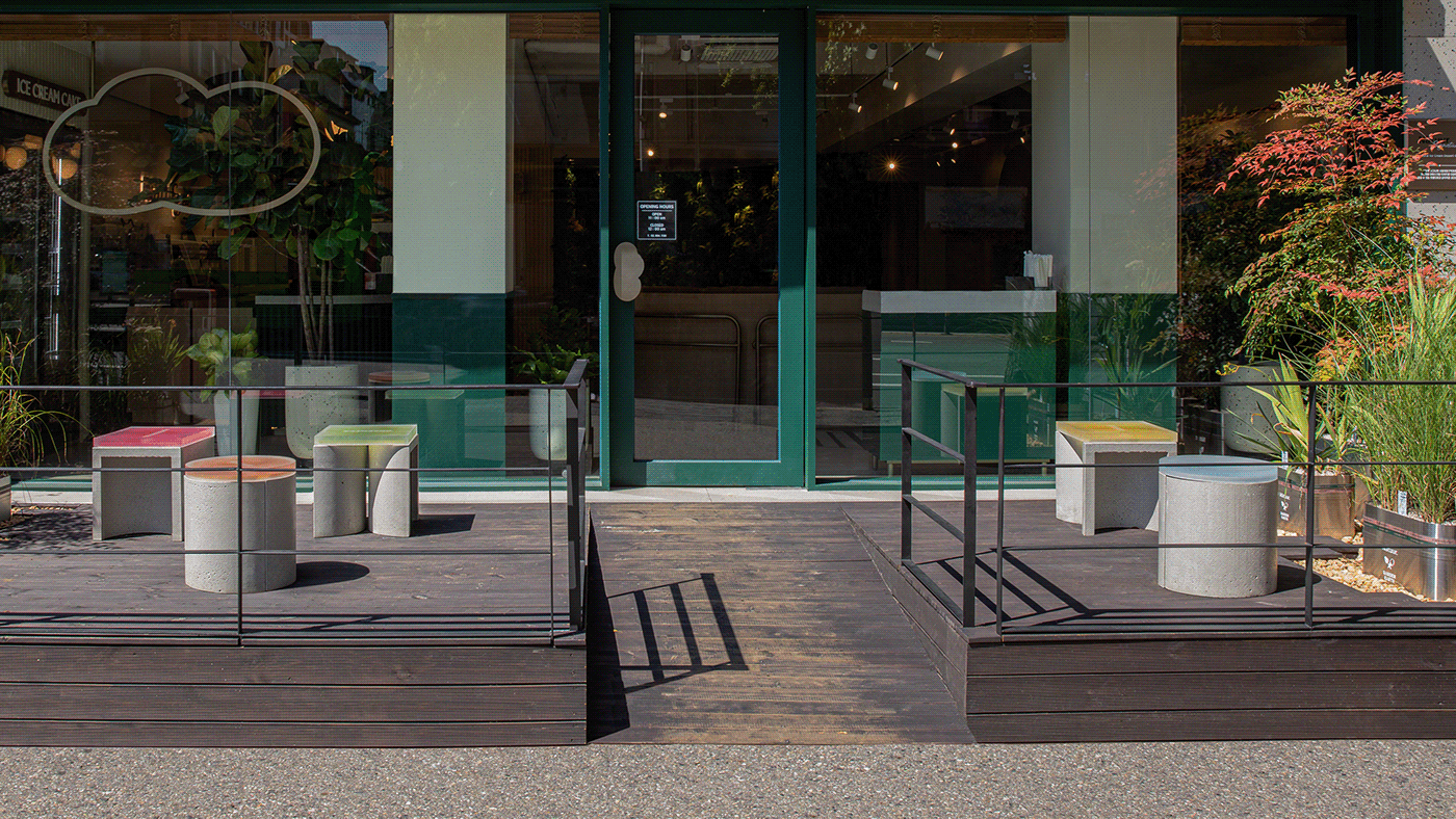 furniture，product design，stool，concrete，