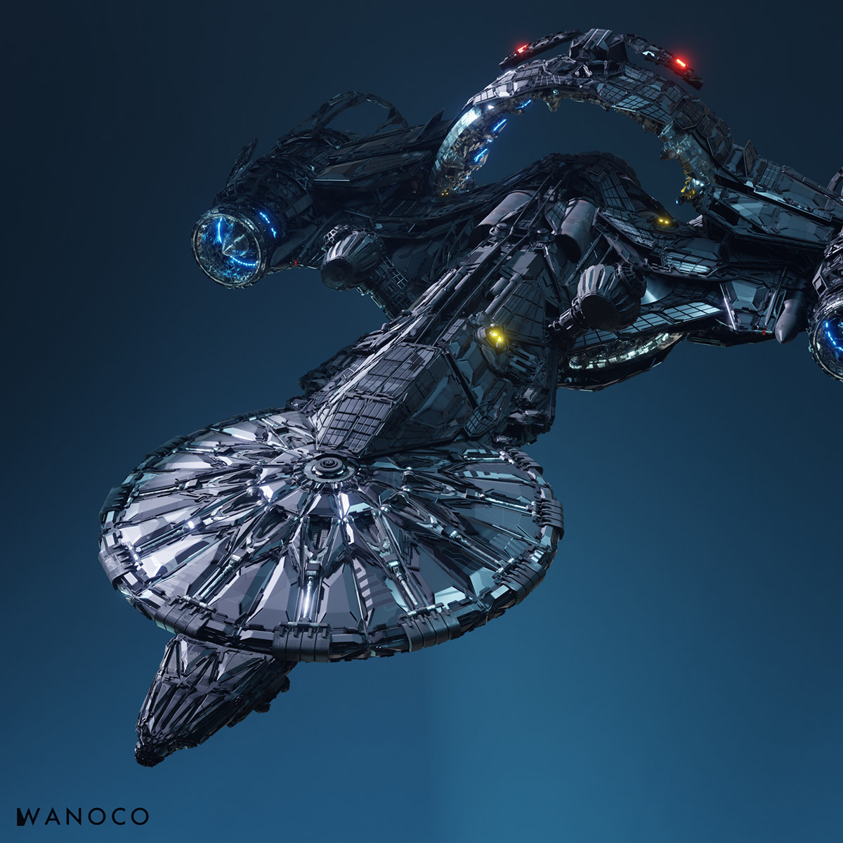 spacecraft，Lamprey-45，future，industrial design，