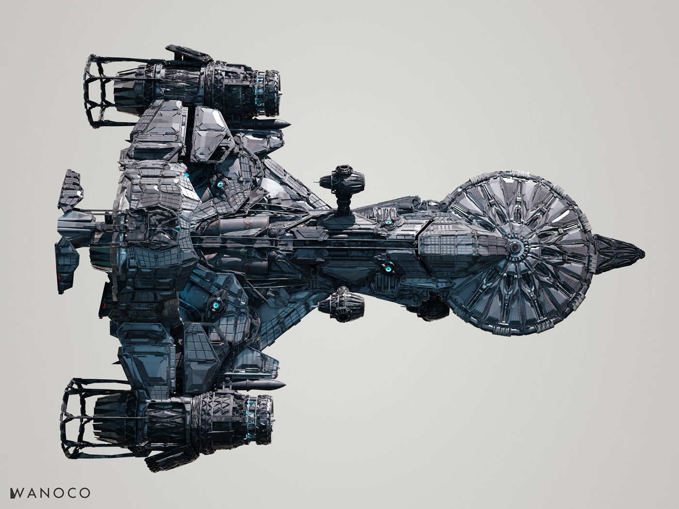 spacecraft，Lamprey-45，future，industrial design，