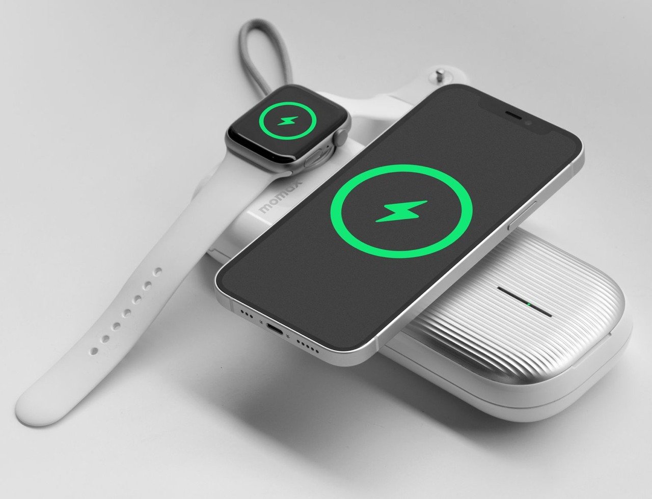 portable source，product design，MagSafe，New portable battery pack，Apple gadget，Momax Design，