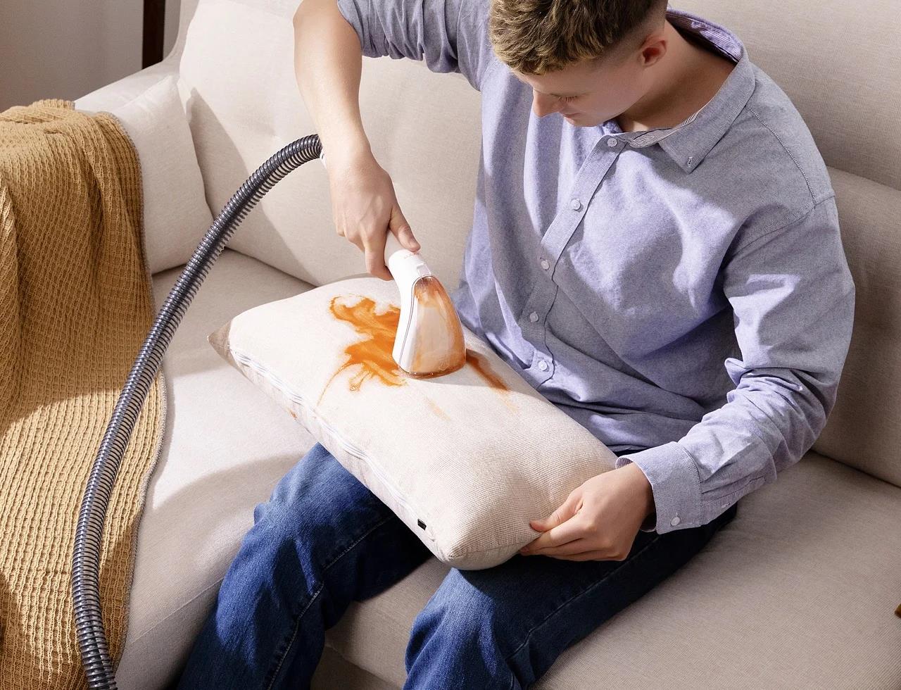 Vacuum cleaner，High temperature steam，product design，Appearance design，exquisite，