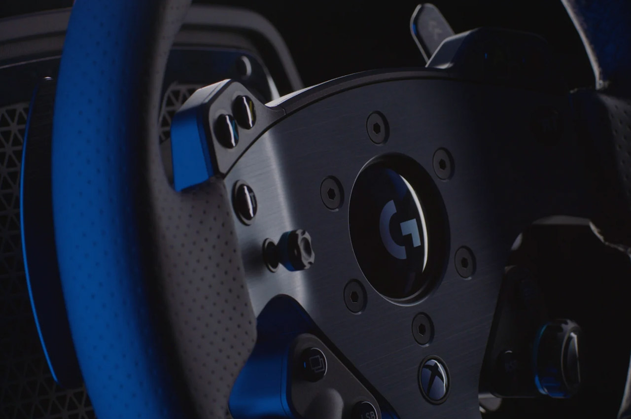 PRO racing steering wheel，PRO racing pedal，Simulated racing car，logitech，product design，