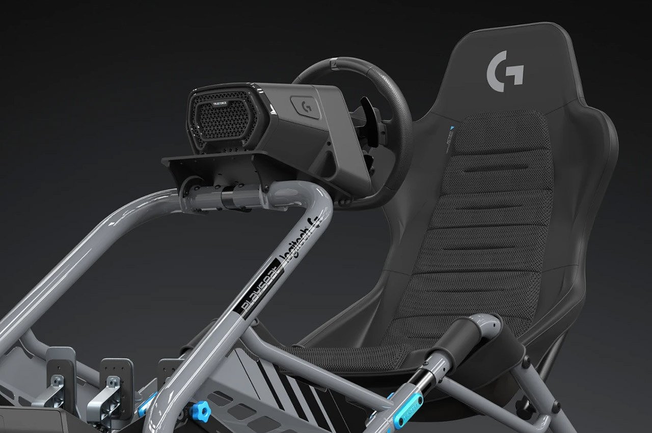 PRO racing steering wheel，PRO racing pedal，Simulated racing car，logitech，product design，