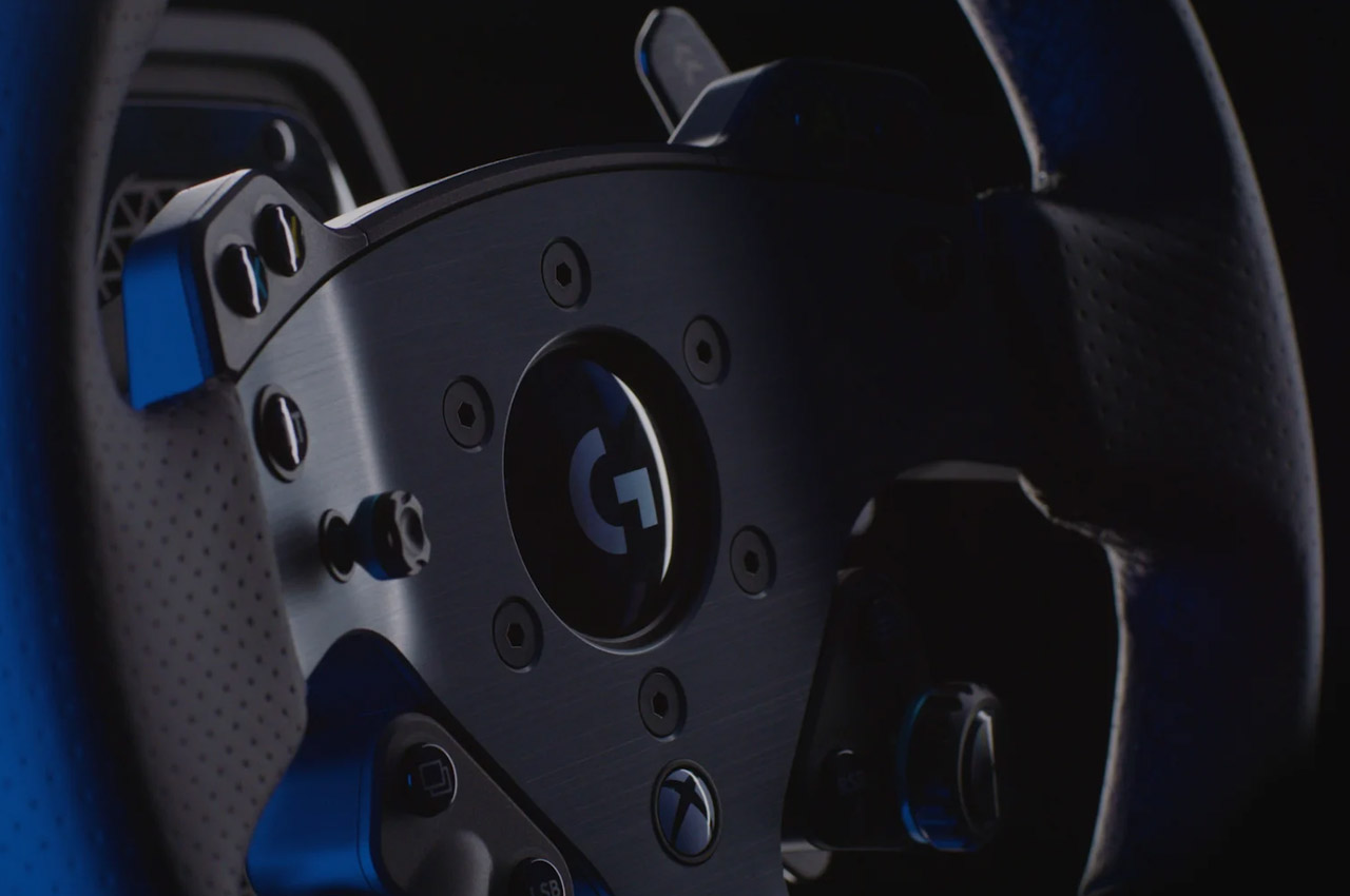 PRO racing steering wheel，PRO racing pedal，Simulated racing car，logitech，product design，