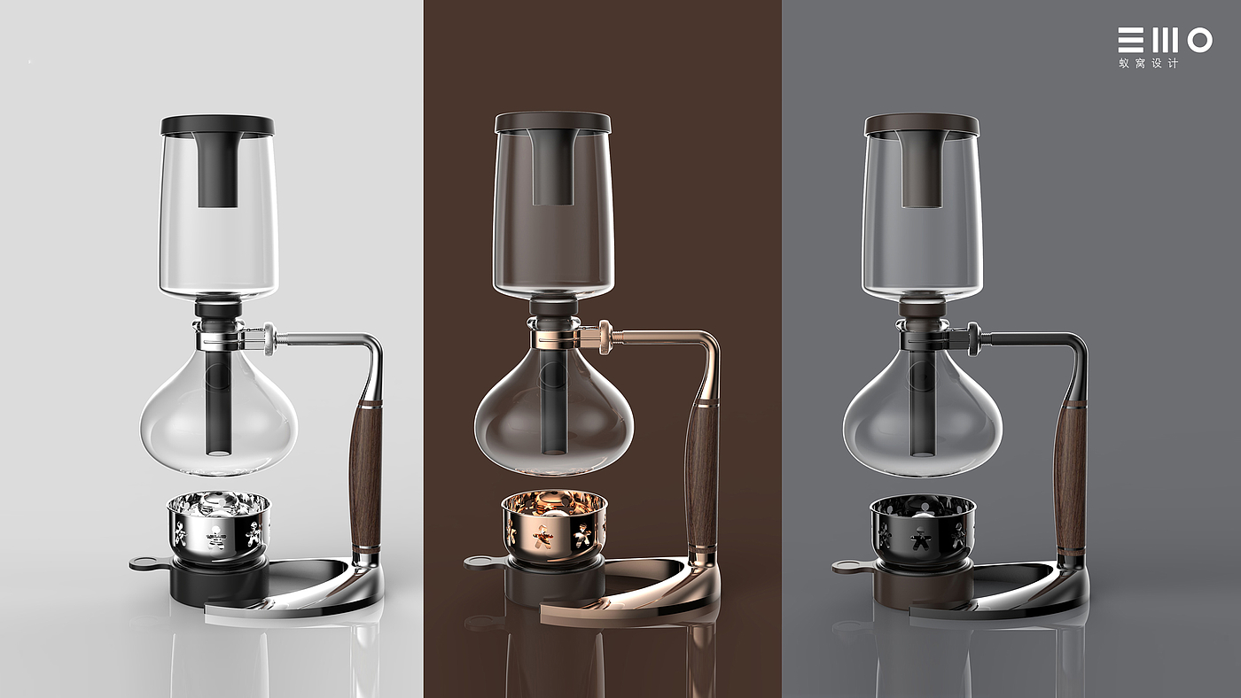 Ant nest design，Coffee，Coffee machine，siphon pot，product design，