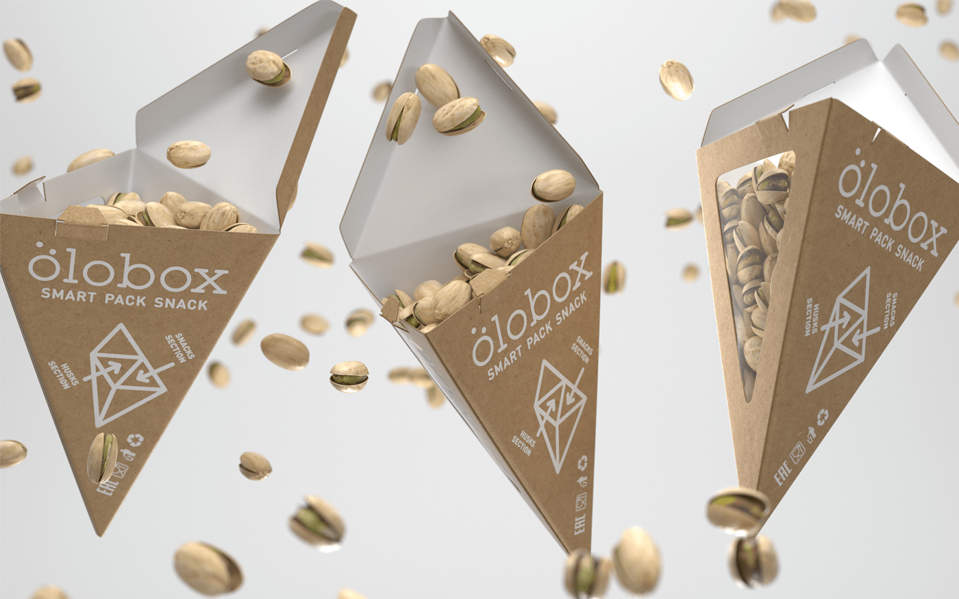 ÖLOBOX，Smart packaging snacks，product design，packing design，Olkas Voron，Healthy Snacks，Food culture，