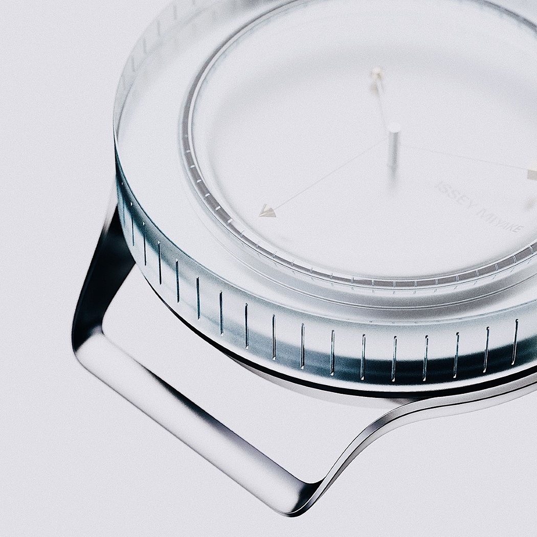 Lee Huang，ISSEY MIYAKE，product design，Concept watch，Simple design，Buddhist mood，Minimalism，