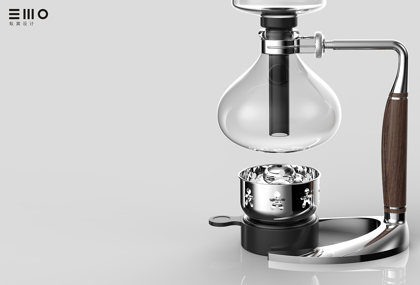 Ant nest design，Coffee，Coffee machine，siphon pot，product design，