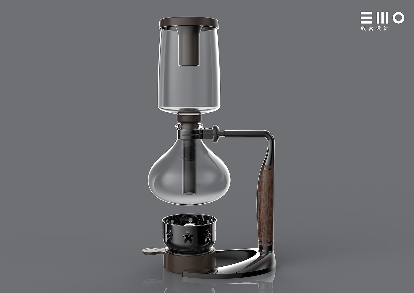 Ant nest design，Coffee，Coffee machine，siphon pot，product design，