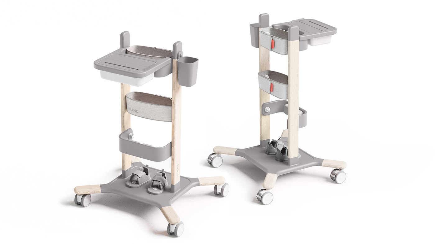 Stu Cole，product design，Pediatric upright frame，Pediatric stent，Adjustable design，Ergonomics，Emotional design，modularization，