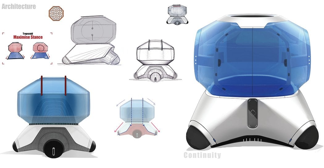 Concept Bubble，Ergonomics，conceptual design，Chuan Jiang，Single Pod，Automobile design，