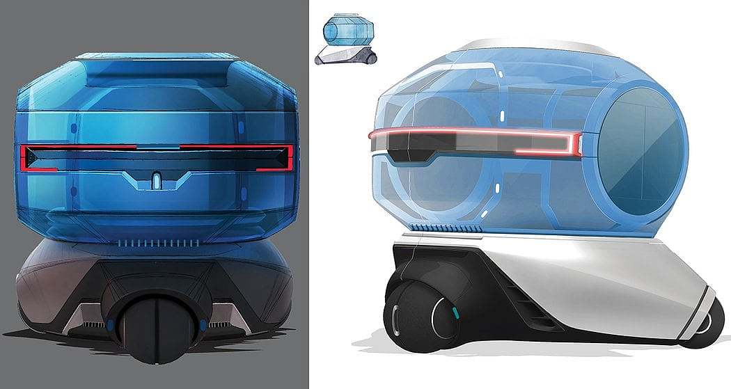 Concept Bubble，Ergonomics，conceptual design，Chuan Jiang，Single Pod，Automobile design，