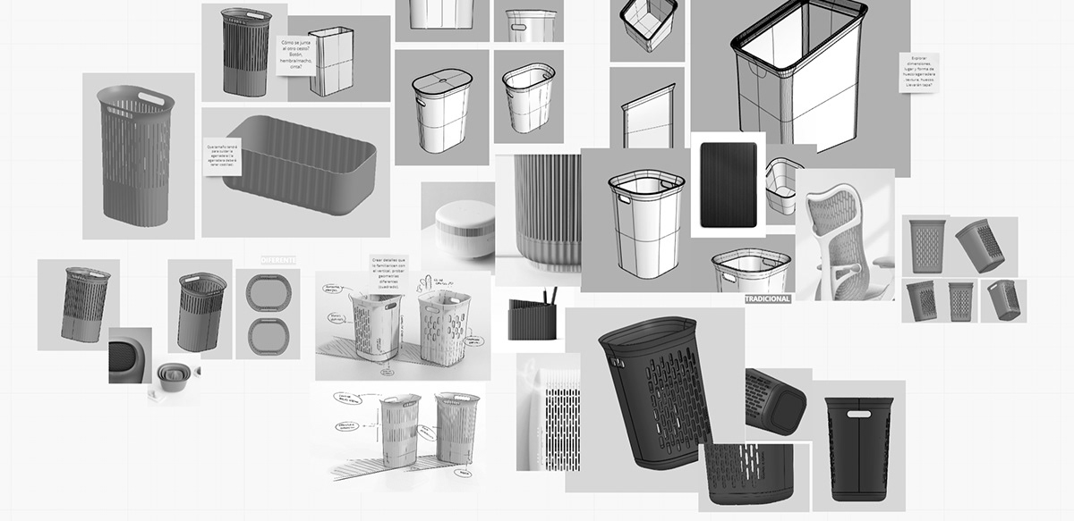 product design，Laundry bucket，Home Furnishing，modern，laundry，Design，