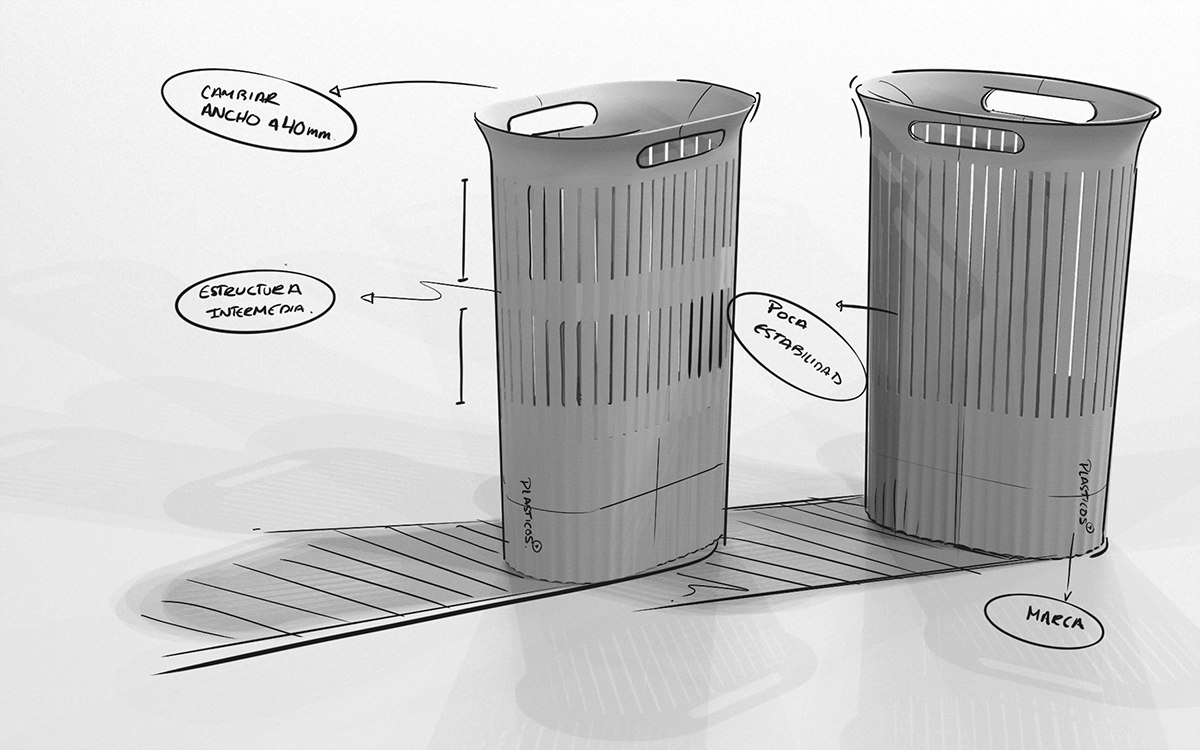 product design，Laundry bucket，Home Furnishing，modern，laundry，Design，