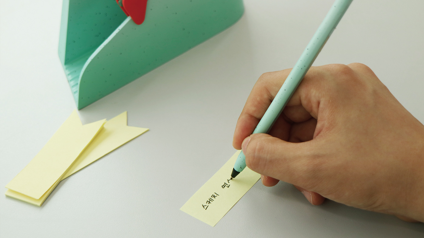 desk clock，product design，industrial design，Note，to work in an office，