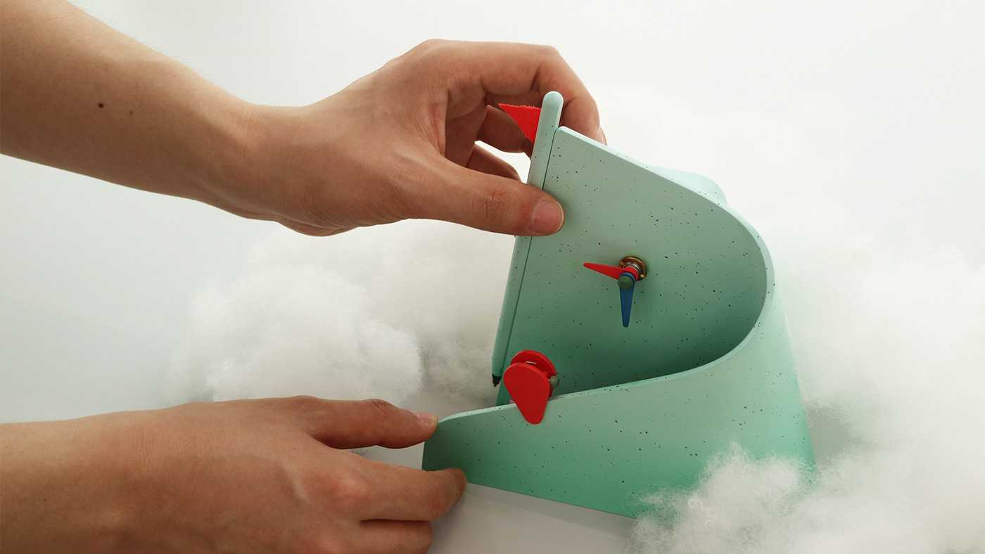 desk clock，product design，industrial design，Note，to work in an office，