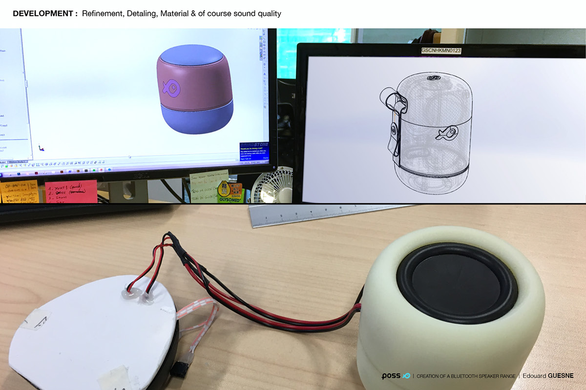 Portable，product design，speaker，POSS，