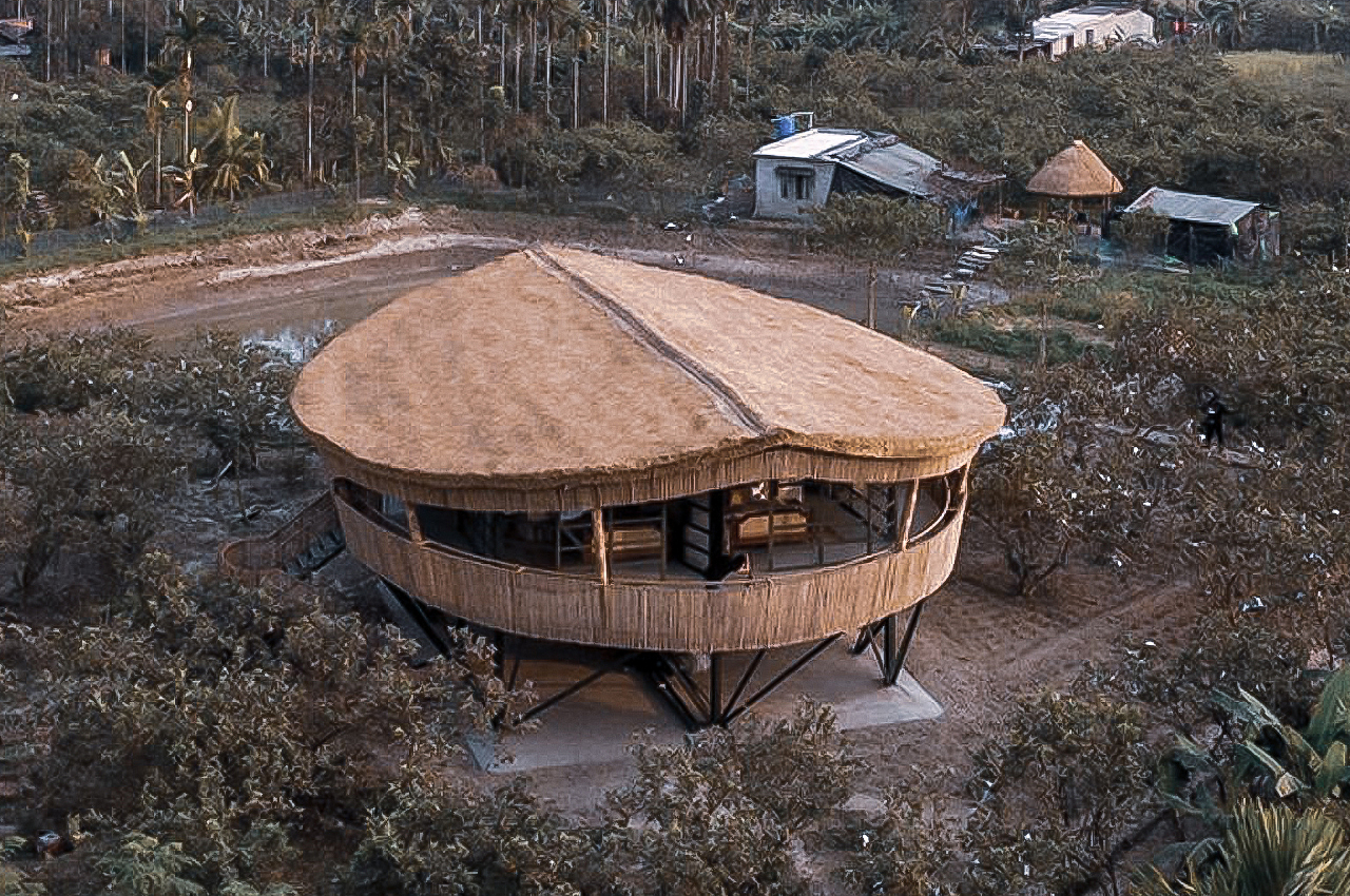 Bamboo House，Bamboo，house，Scenery，Architecture，Minimalism，
