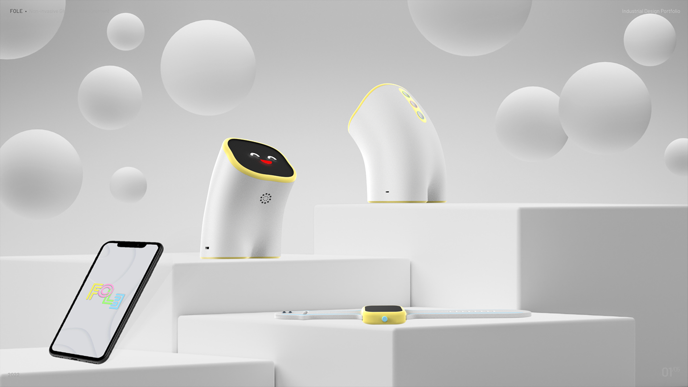 product design，Appearance design，intelligence，Health detector，