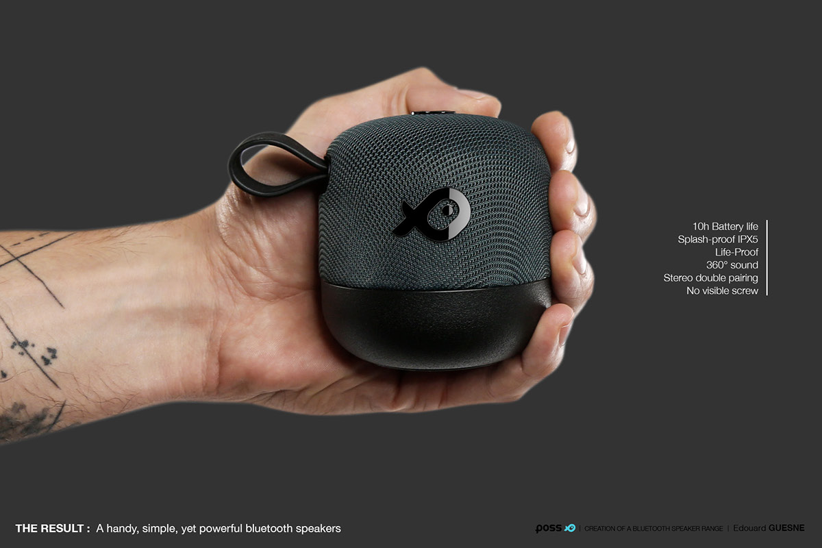 Portable，product design，speaker，POSS，