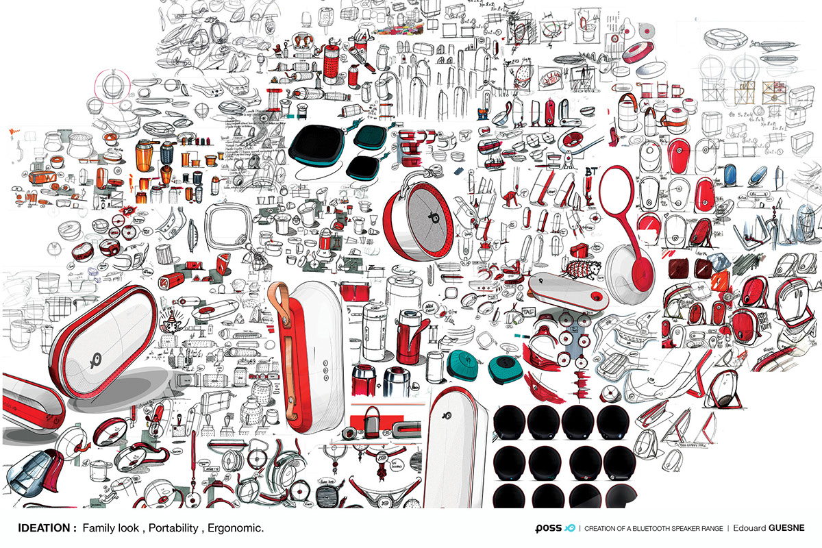 Portable，product design，speaker，POSS，