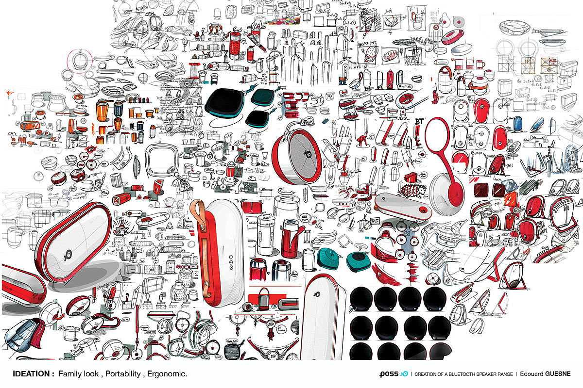 Portable，product design，speaker，POSS，
