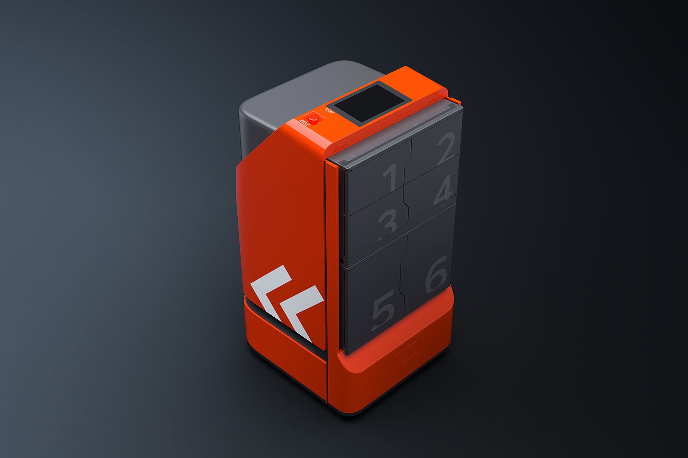 product design，Public Design/Retail Projects，Delivery robot，