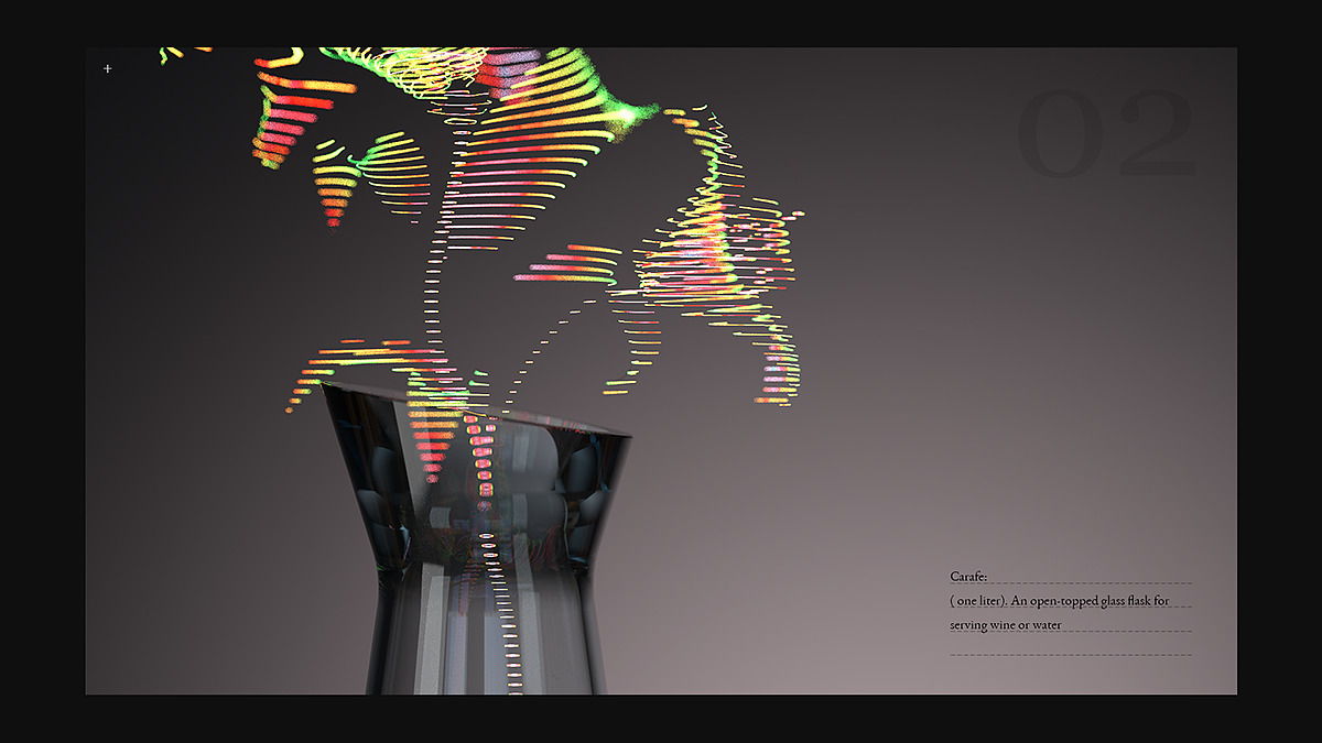 VOID，Vase，Glass，product design，