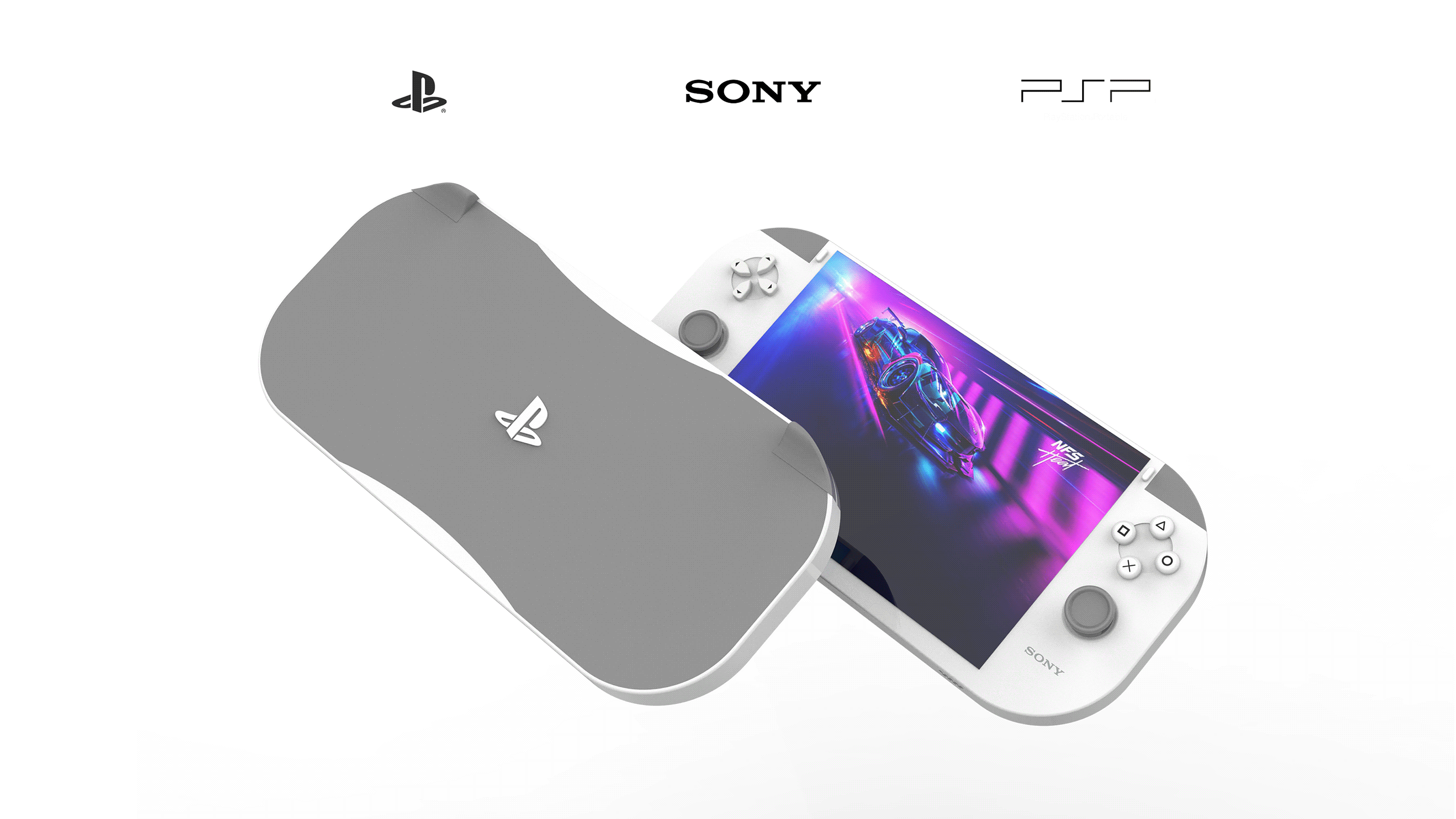 sony，PSP，Appearance design，product design，recreational machines，Electronics，concept，