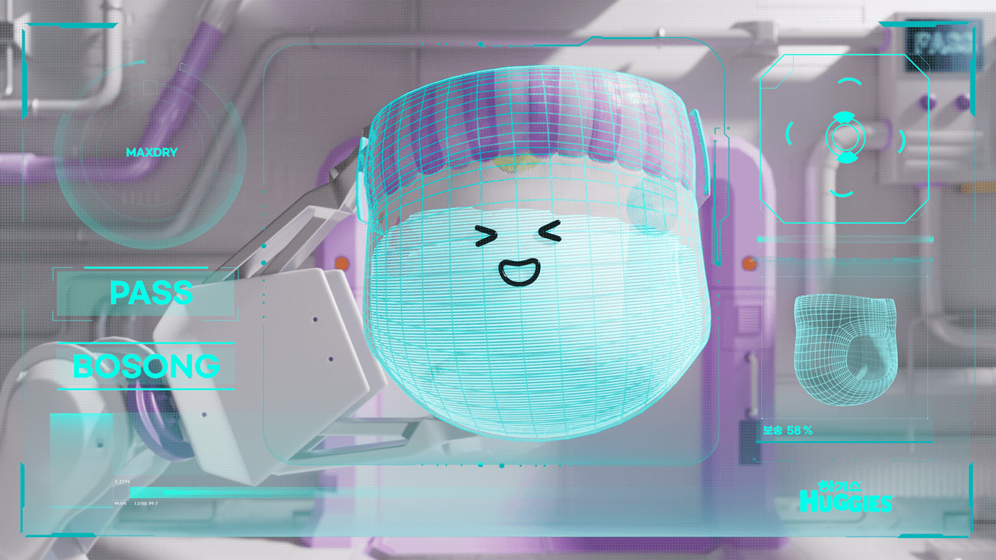 Diapers，product design，Appearance design，supple，Large absorption，Product video，