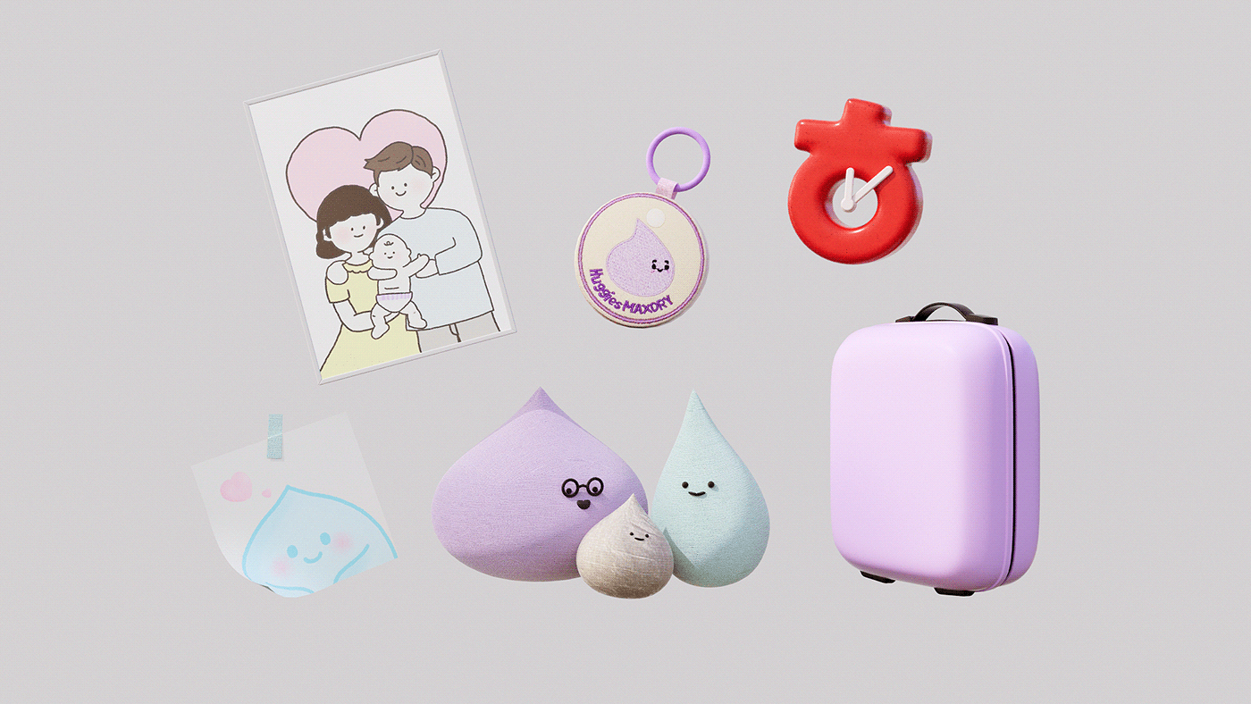 Diapers，product design，Appearance design，supple，Large absorption，Product video，