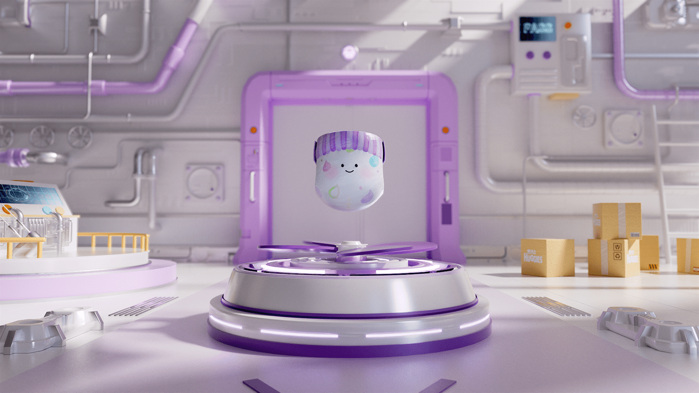 Diapers，product design，Appearance design，supple，Large absorption，Product video，