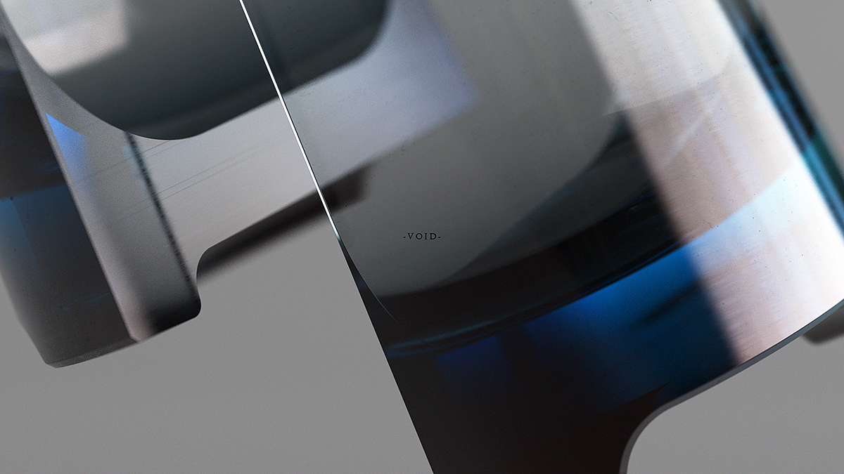 VOID，Vase，Glass，product design，