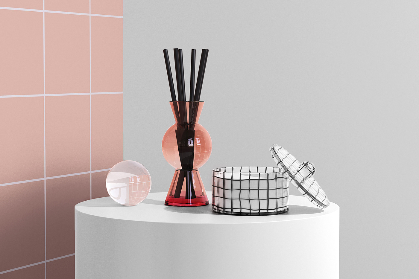 decorate，Spatial structure，geometry，product design，jar，