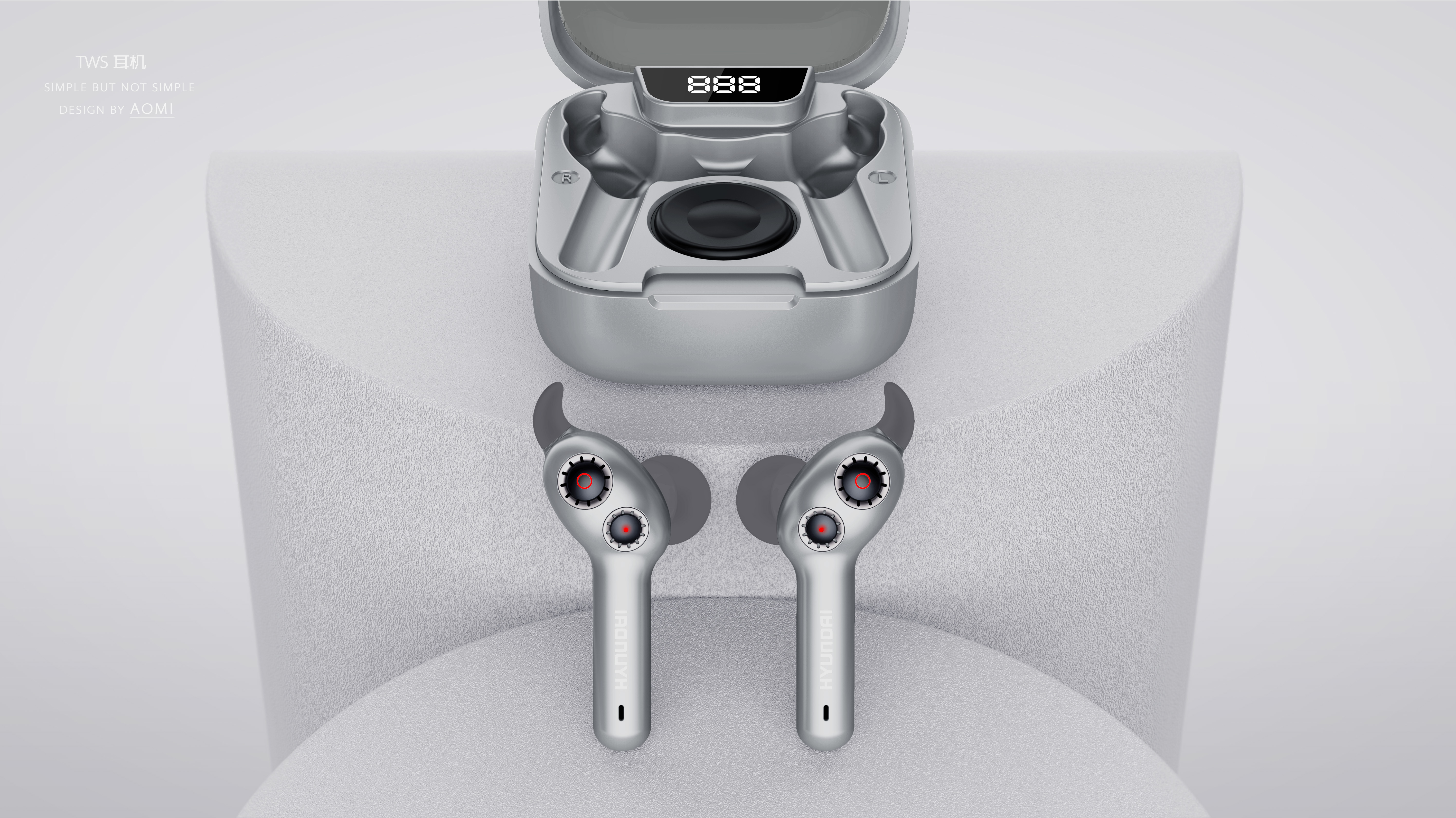 TWS headset，Bluetooth headset design，headset，Wireless headset，Wireless headset design，industrial design，Appearance design，TWS headset design，