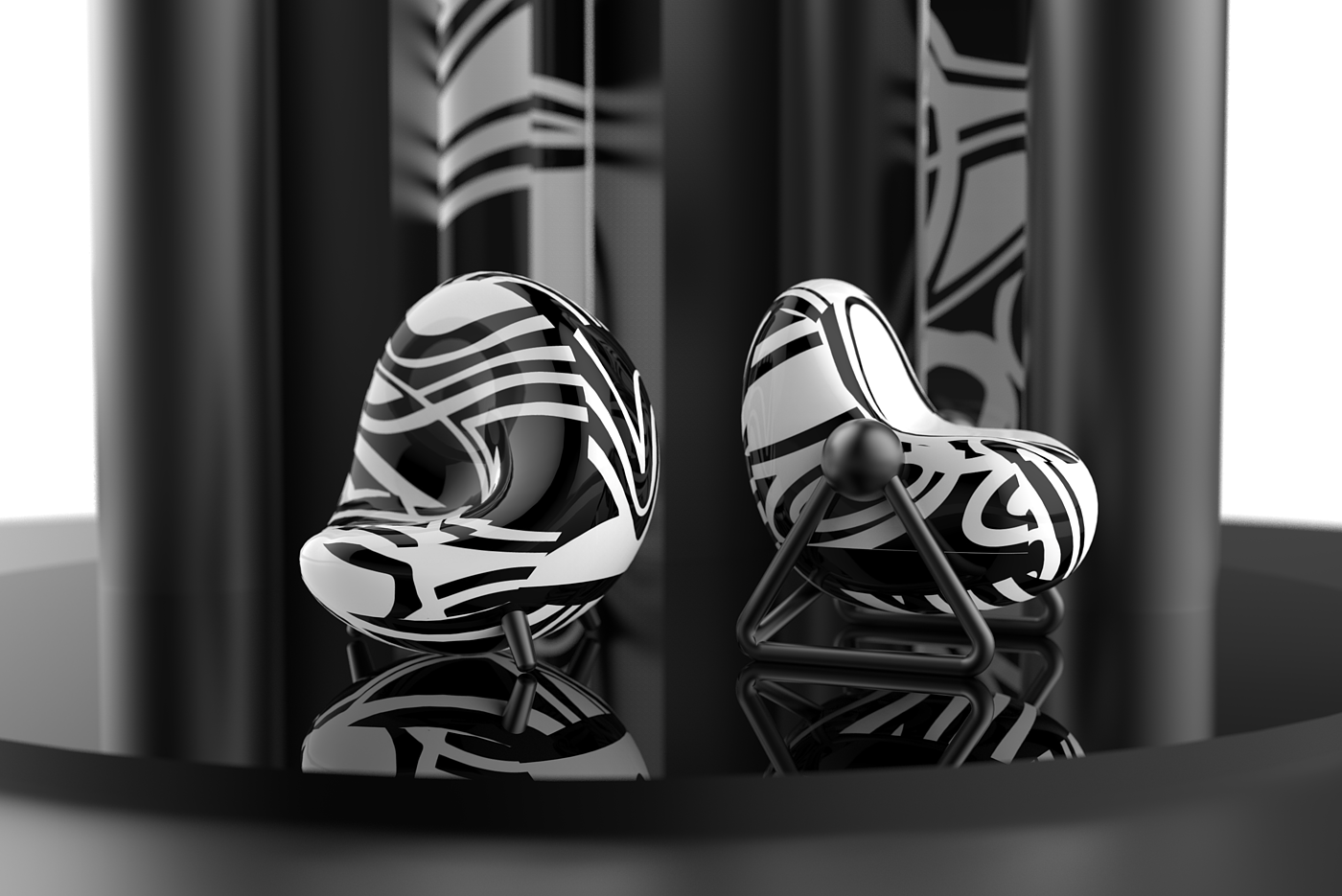furniture，chair，Artistic sense，Niche design，Visual impact，