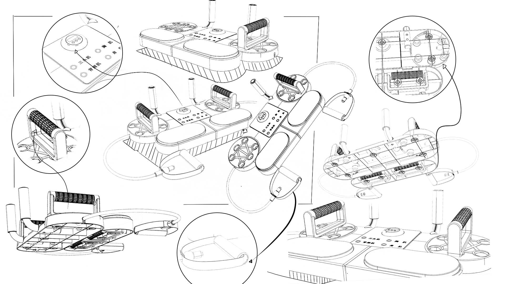 Multifunctional fitness equipment，