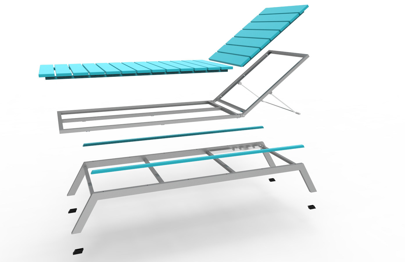 deck chair，Simplicity，Metal，woodiness，